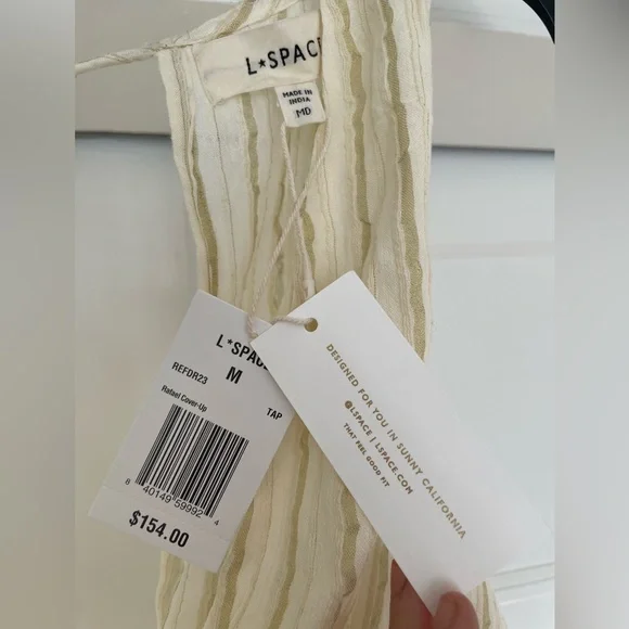 NWT Rafael Cover Up Dress in Tapioca from
L*SPACE in M - Picture 9 of 9